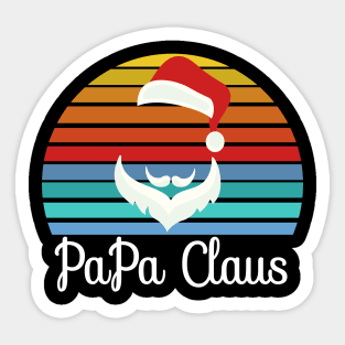 PaPa Claus Christmas Grandpa Sticker